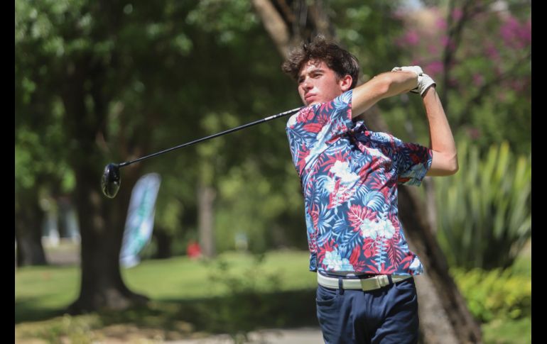 Damián Campos en el Torneo de Golf por el 55º Aniversario de Las Cañadas Country Club. GENTE BIEN JALISCO / C. Jimeno