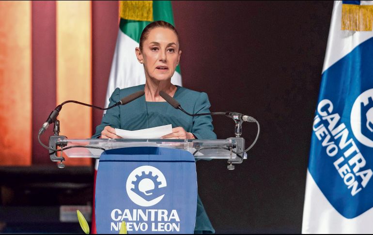 Claudia Sheinbaum destacó la fortaleza económica. EL UNIVERSAL