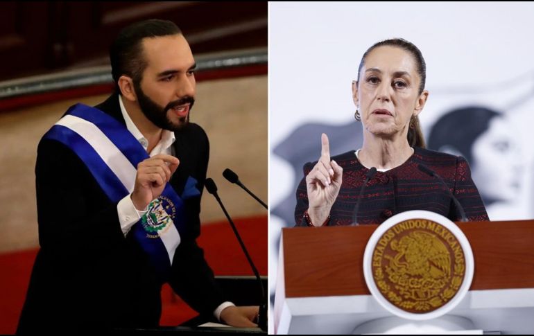 Sheinbaum reacciona a la crítica que hizo el mandatario de El Salvador sobre México. EFE / S. GUTIÉRREZ / ARCHIVO