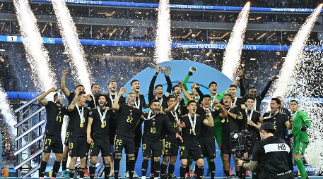 Raúl Jiménez fue el hombre que condujo al Tricolor a la victoria 2-1 en el SoFi Stadium de Inglewood, California. IMAGO7.