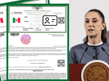 La mandataria federal indicó que se está revisando lo de la credencialización por medio de la CURP. EFE/J. MÉNDEZ ESPECIAL