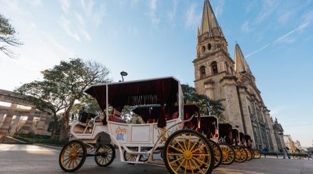 Este miércoles la alcaldesa de Guadalajara, Verónica Delgadillo, entregó 31 nuevas calandrias eléctricas al gremio tapatío, con las cuales, dijo, se mantendrá viva la tradición de los recorridos turísticos por el primer cuatro de la ciudad y sus espacios más emblemáticos. CORTESÍA