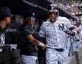 Los Yankees de Nueva York impusieron una nueva marca en la historia de la organización con nueve cuadrangulares en un solo juego. AP/ A. Katsanis.