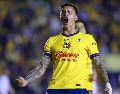 Paul Rodríguez. El americanista celebra uno de los goles del partido de la jornada 13 del torneo Clausura 2025 de la Liga MX. EFE/S. Gutiérrez