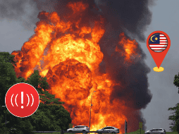 La empresa aisló el gasoducto y cerró la válvula afectada; iniciarán investigación para determinar la causa del incidente. EFE/ F. Ismail