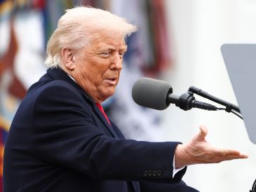 "Será la era dorada de Estados Unidos”, afirmó el mandatario estadounidense desde la Casa Blanca. EFE/EPA/J. SCALZO