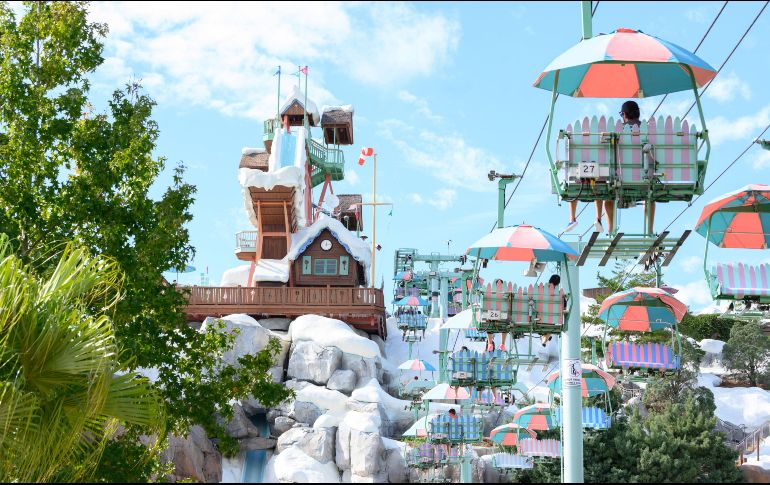 Blizzard Beach y Typhoon Lagoon abirán sus puertas en mayo. ESPECIAL/@DISNEY WORLD LATINO.