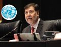 Fernández Noroña calificó de "lamentable" el papel de la ONU, "que no hace nada, la invasión de Afganistán, la invasión de Irak, bueno la propia situación de la intervención militar de Rusia en Ucrania, todo lo que hay detrás de ahí, calladitos". X/ @fernandeznorona