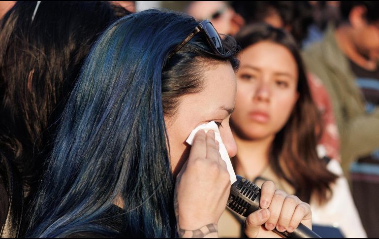 En la despedida, la madre de Berenice cantó a capela la canción “Amor Eterno”. SUN/Y. M. OSNAYA