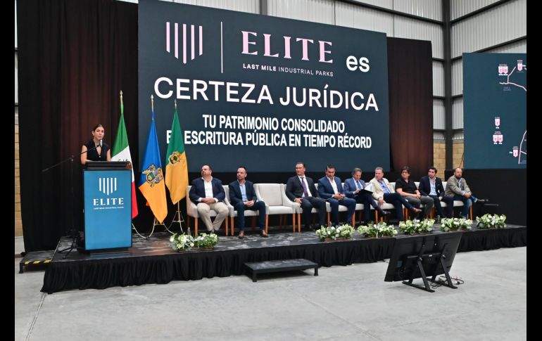 Cindy Blanco en la Inauguración parque industrial Elite Last Mile Santa Lucía I. GENTE BIEN JALISCO / E. Angulo