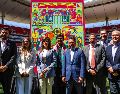 En presentación en el Estadio Guadalajara, estuvieron presentes Amaury Vergara, presidente de Chivas; además de la alcaldesa de Guadalajara, Verónica Delgadillo; el gobernador de Jalisco, Pablo Lemus; y el alcalde de Zapopan, Juan José Frangie. EL INFORMADOR / A. Navarro