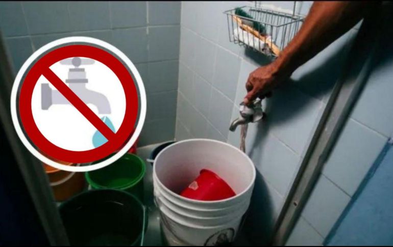 El Sistema Intermunicipal de los Servicios de Agua Potable y Alcantarillado (SIAPA) informó que se realizará una suspensión del suministro de agua en dos colonias del municipio de Zapopan. EL INFORMADOR / ARCHIVO