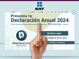 La forma de hacer la Declaración Anual es sencilla, porque la información se encuentra precargada en el portal del SAT. ESPECIAL / SAT