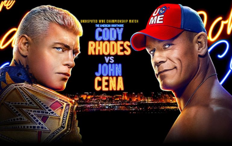 Cody Rhodes vs John Cena, el plato fuerte de las dos noches de Wrestlemania. X/WWE