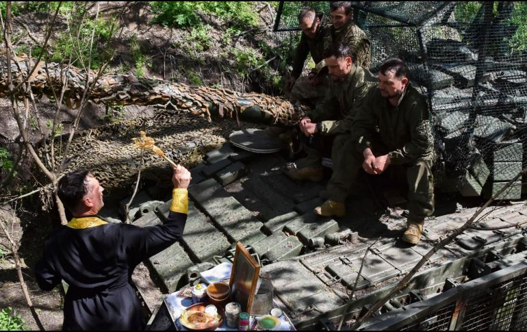 Durante las primeras doce horas de la tregua, Rusia atacó con artillería en 59 ocasiones y lanzó 5 asaltos en diferentes sectores del frente, además de utilizar drones de ataque. EFE/65ª BRIGADA MECANIZADA SEPARADA