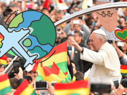 El Papa Francisco realizó 47 viajes fuera de Italia y visitó un total de 66 países. EFE/ J. Abrego