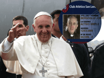 El Papa Francisco encontró en su amado San Lorenzo de Almagro una de sus mayores alegrías terrenales. EFE / ARCHIVO