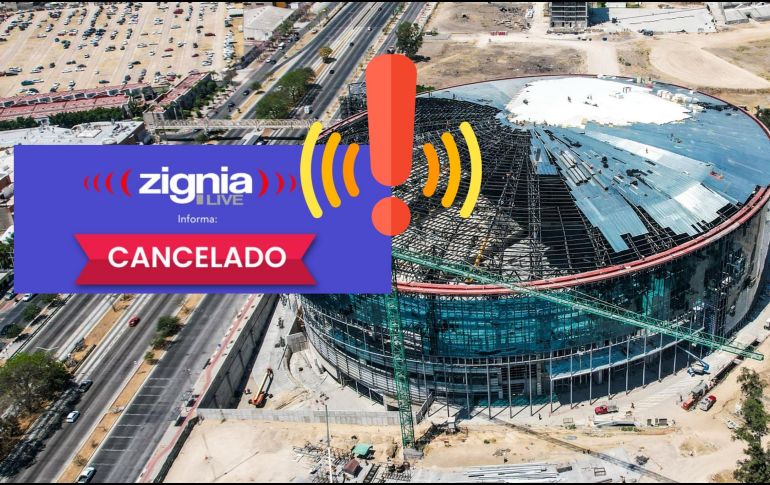 Usuarios en redes sociales reaccionan a la cancelación de tres artistas agendados en la Arena Guadalajara. EL INFORMADOR / A. Navarro