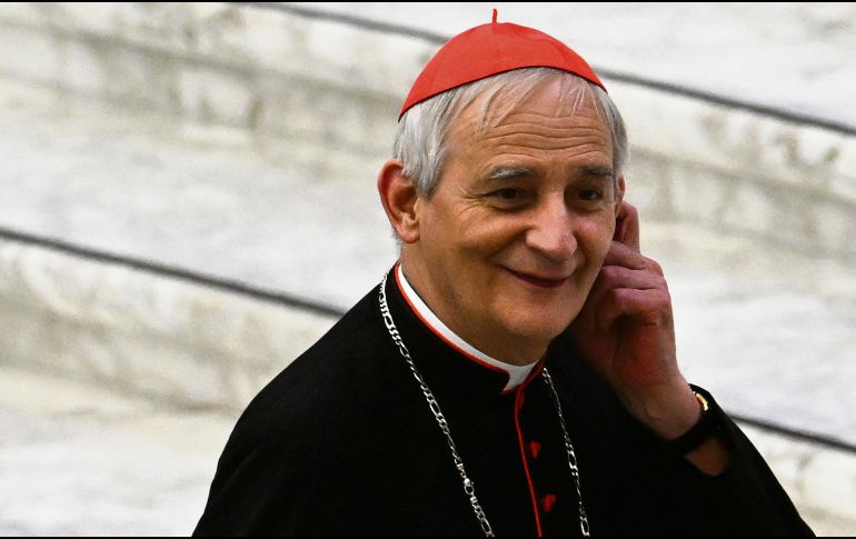 Matteo Maria Zuppi, Presidente de la Conferencia Episcopal de Italia. AFP