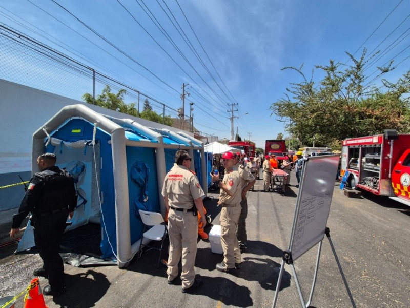 Todo procedía como si una emergencia ocurriera en la realidad. EL INFORMADOR/R. BOBADILLA