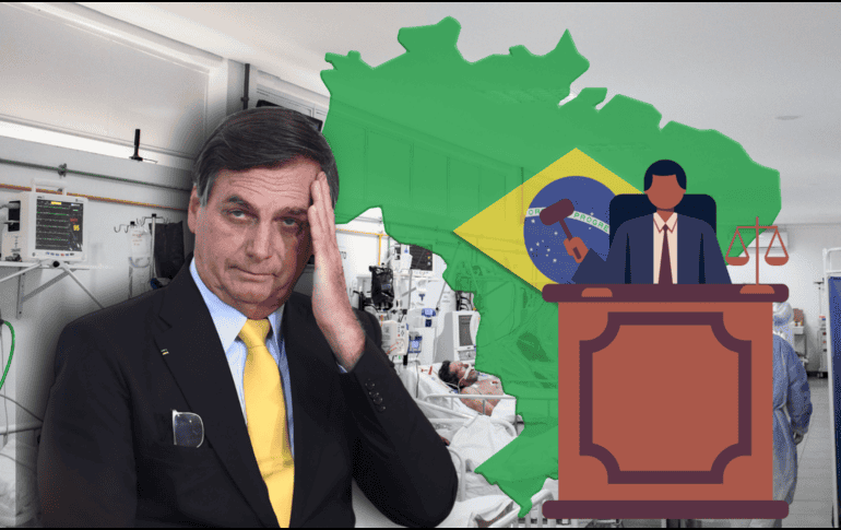 Bolsonaro es notificado del proceso por golpismo en el hospital. ARCHIVO/AFP/Evaristo SA/EFE/R. Alves/CANVA.