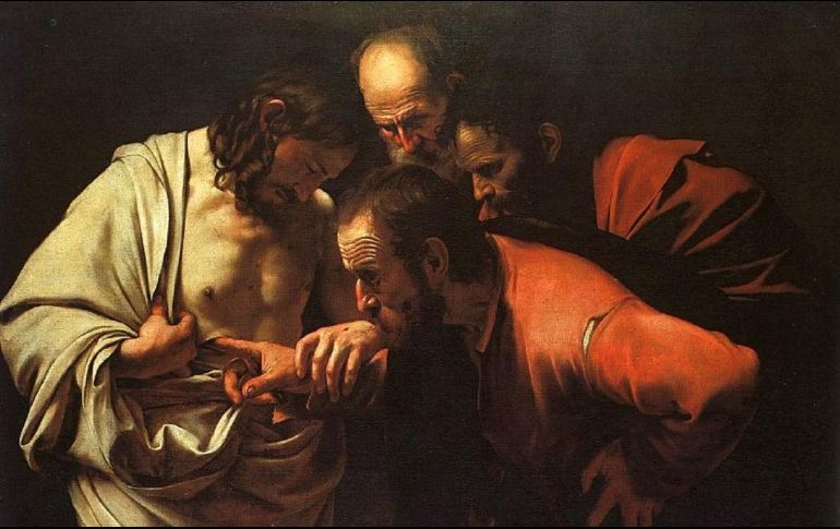 «Tú crees porque me has visto; dichosos los que creen sin haber visto». WIKIPEDIA/«La incredulidad de santo Tomás», de Caravaggio