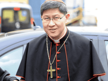 Imagen del cardenal filipino Luis Antonio Tagle, cuyo nombre se baraja como uno de los favoritos para suceder como Papa a Francisco. EFE/ M.BRAMBATTI