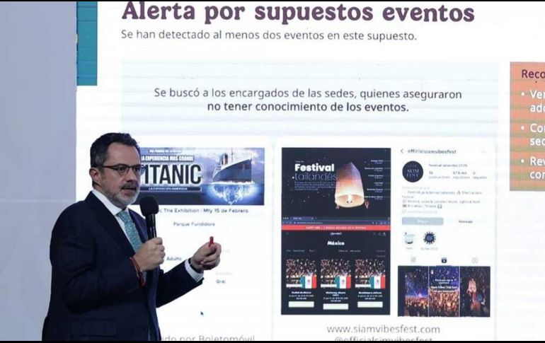Uno de estos eventos falsos por ejemplo, es el de una experiencia inmersiva del Titanic, que aunque se ha hecho en otros países en México no. SUN / F. ROJAS
