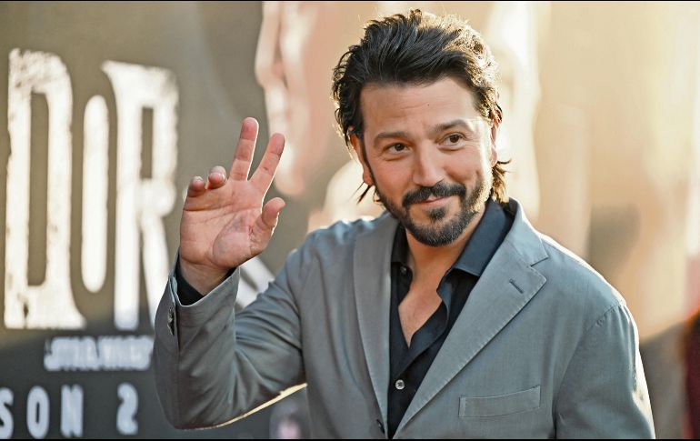 Diego Luna. El actor asistió al lanzamiento de la segunda temporada de “Andor” en el cine El Capitán de Hollywood, en California. R. BeckAFP/