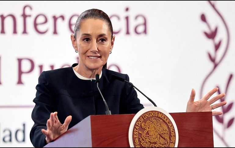 Sheinbaum afirmó que seguirán trabajando en los próximos días en alternativas para mejorar el balance comercial. EFE/ARCHIVO