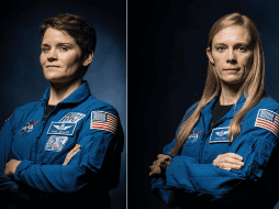 Las astronautas Anne McClain y Nichole Ayers protagonizaron la quinta caminata espacial totalmente femenina. EFE/ NASA