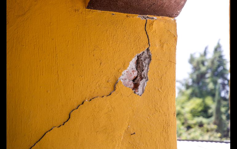 Tras los sismos que sacudieron la región, los habitantes de la comunidad de Los Mazos enfrentan momentos de incertidumbre y necesidad.  EL INFORMADOR/ A. Navarro.