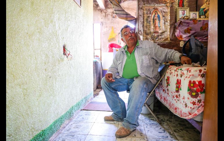 Tras los sismos que sacudieron la región, los habitantes de la comunidad de Los Mazos enfrentan momentos de incertidumbre y necesidad.  EL INFORMADOR/ A. Navarro.