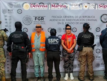 La detenida está vinculada con actividades de lavado de dinero y con la distribución de metanfetamina y fentanilo a través de la frontera entre México y Estados Unidos. ESPECIAL/X/ @OHarfuch.