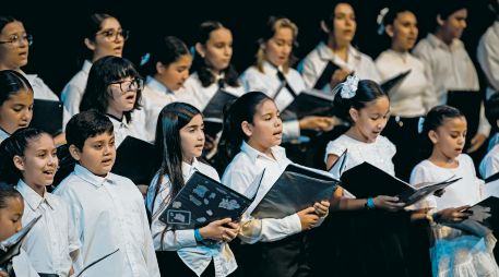 Coro Infantil de Zapopan, la agrupación está integrada por menores entre seis y 16 años. CORTESÍA