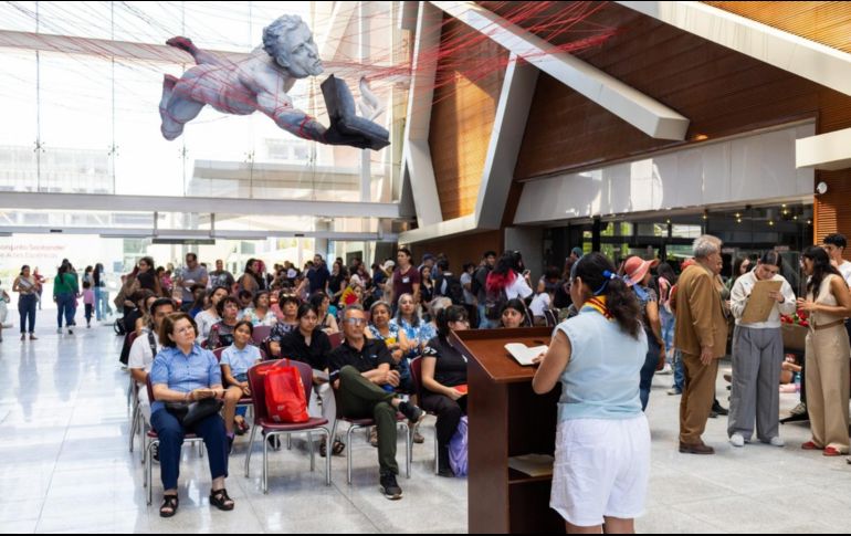 Con el eco de más de 46 mil voces resonando a lo largo del estado de Jalisco, la novela Balún Canán de Rosario Castellanos cobró nueva vida en la celebración del Día Mundial del Libro. CORTESÍA