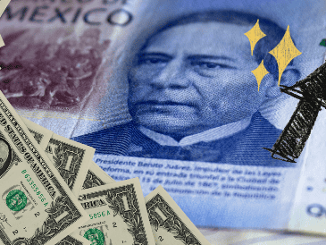 El comportamiento del peso en los próximos días dependerá en gran medida de las decisiones de la Fed y de los datos de inflación en México, que se darán a conocer el jueves 8 de mayo. ESPECIAL / Canva