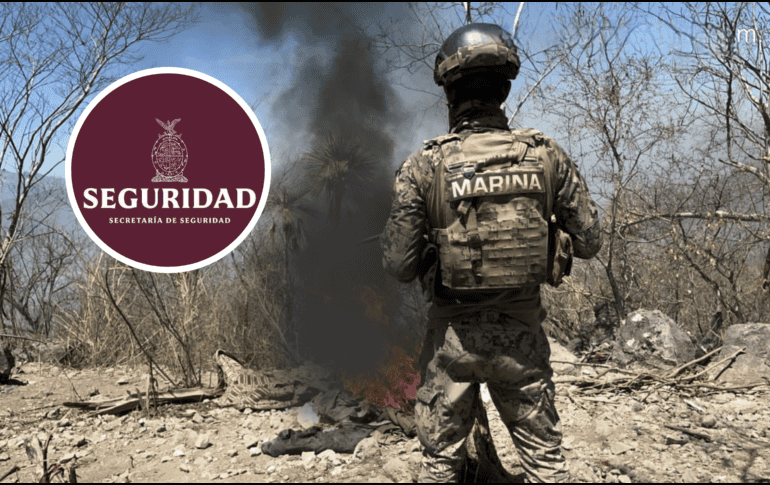 El Ejercito Mexicano desmantelo un campamento destinado para el crimen organizado. ESPECIAL / X / @sspsinaloa1