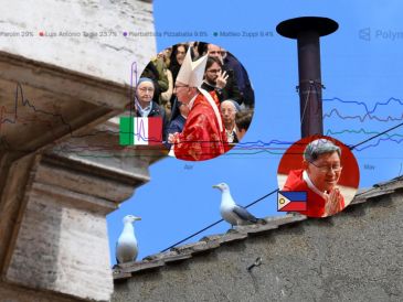 La elección por el próximo Papa se debate entre dos candidatos, según Polymarket. EFE / ARCHIVO