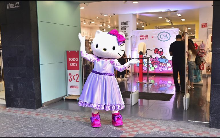 Lanzamiento de la nueva colección C&A x Hello Kitty. GENTE BIEN JALISCO/ Ernesto Angulo