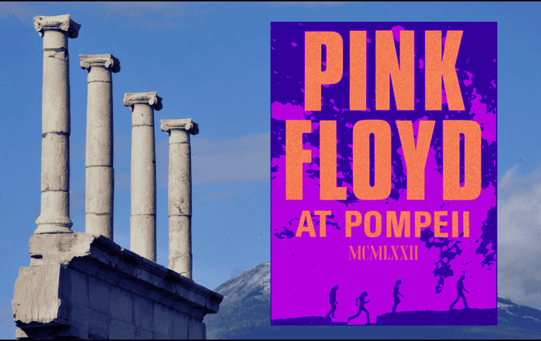 La banda formada por David Gilmour, Nick Mason, Roger Waters y Richard Wright filmó en este emblemático escenario del año 70 a.C en octubre de 1971. EFE / ARCHIVO / ESPECIAL / pinkfloyd.com