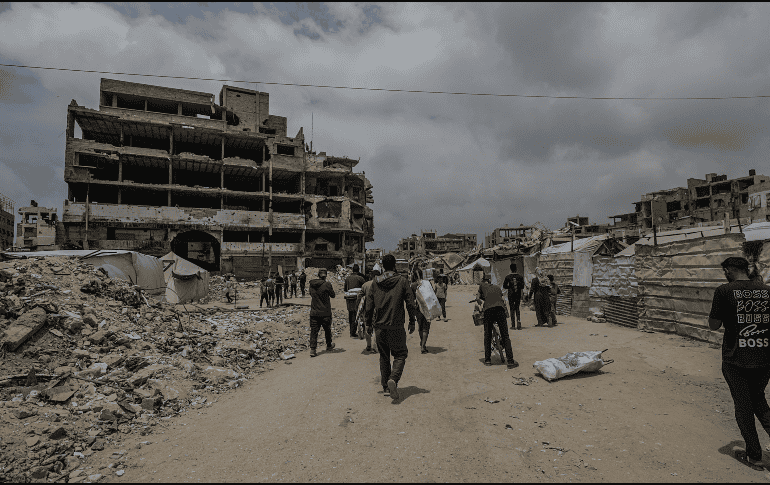 ONU y FAO piden  restablecer el acceso de asistencia humanitaria a Gaza. EFE/ M. SABER