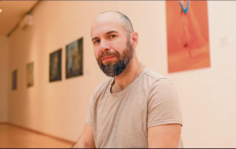 Damián Siqueiros, artista multidisciplinario y creador del Colectivo Terra Sapiens, un innovador colectivo artístico centrado en cerrar la brecha entre el arte y la sostenibilidad socioecológica. EL INFORMADOR/ H. Figueroa