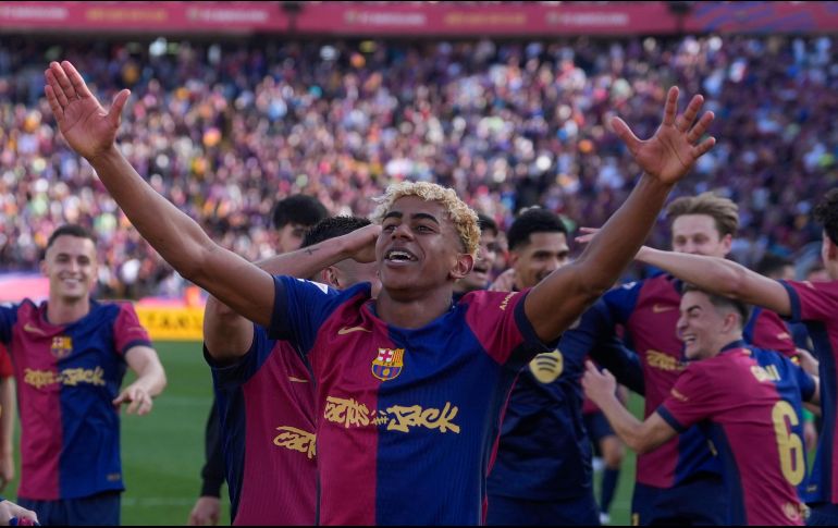 El Barcelona sólo necesita una victoria más para ganar LaLiga. EFE/E. Fontcuberta