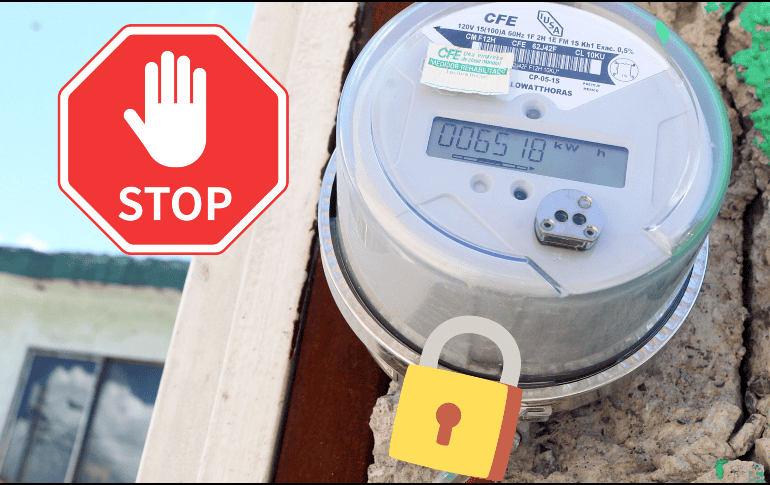 Proteger el medidor de luz con un candado no es motivo de multa por parte de la CFE, siempre y cuando se les haya notificado previamente. EL INFORMADOR / ARCHIVO