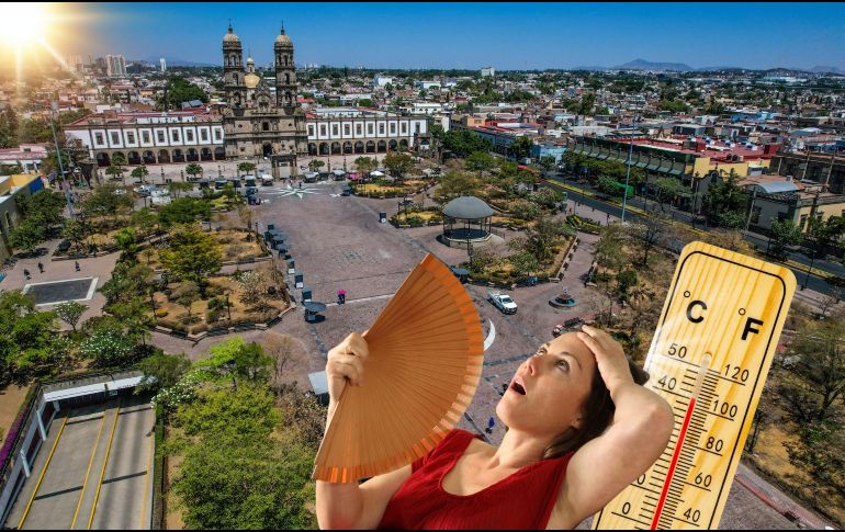 los periodos de calor tienen que ver con el aumento de casos de enfermedades estomacales, quemaduras solares, insolación y deshidratación. ESPECIAL / EL INFORMADOR y CANVA