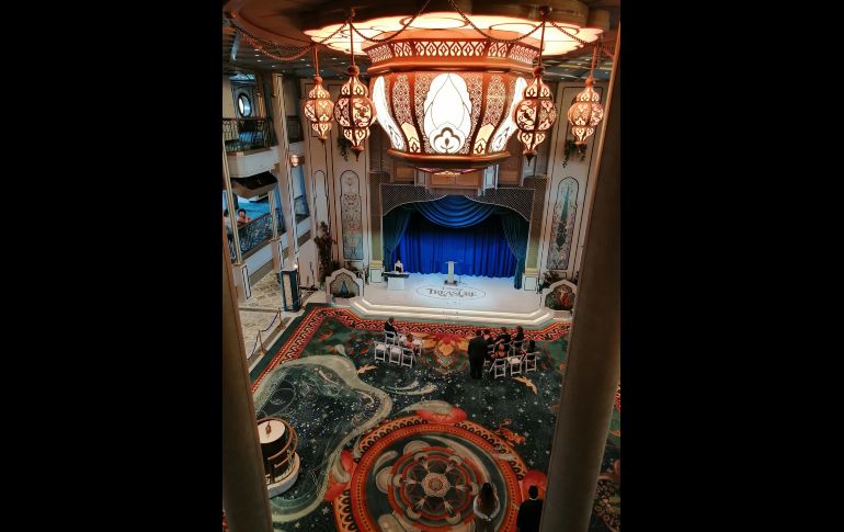 Grand Hall del Disney Treasure. ESPECIAL/X. MARTÍNEZ.