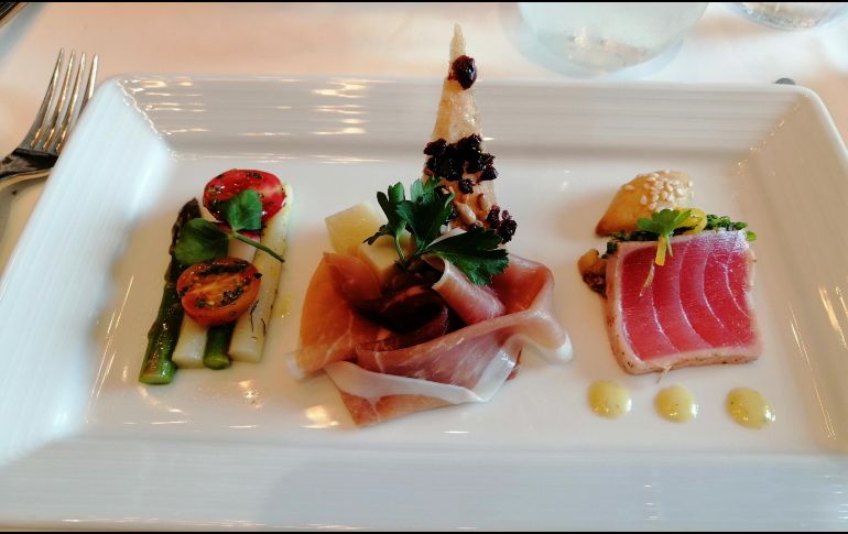 Entrada del restaurante 1923 en el Disney Treasure. ESPECIAL/X. MARTÍNEZ.