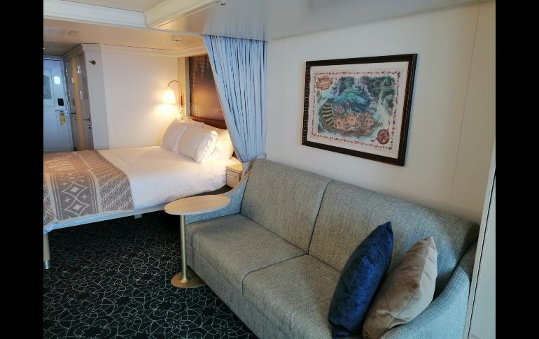 Camarote del Disney Treasure. ESPECIAL/X. MARTÍNEZ.