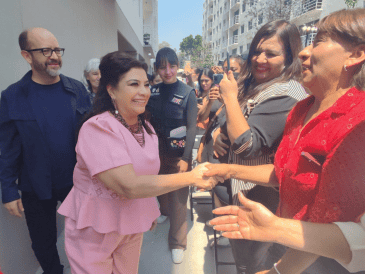 Brugada Molina reiteró su compromiso de otorgar 200 mil acciones de vivienda en su administración, que se traducirán en 35 mil viviendas anuales para la gente. X/ @ClaraBrugadaM